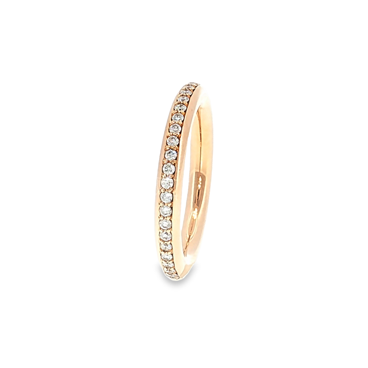 Eternity-Ring mit Diamanten in Roségold