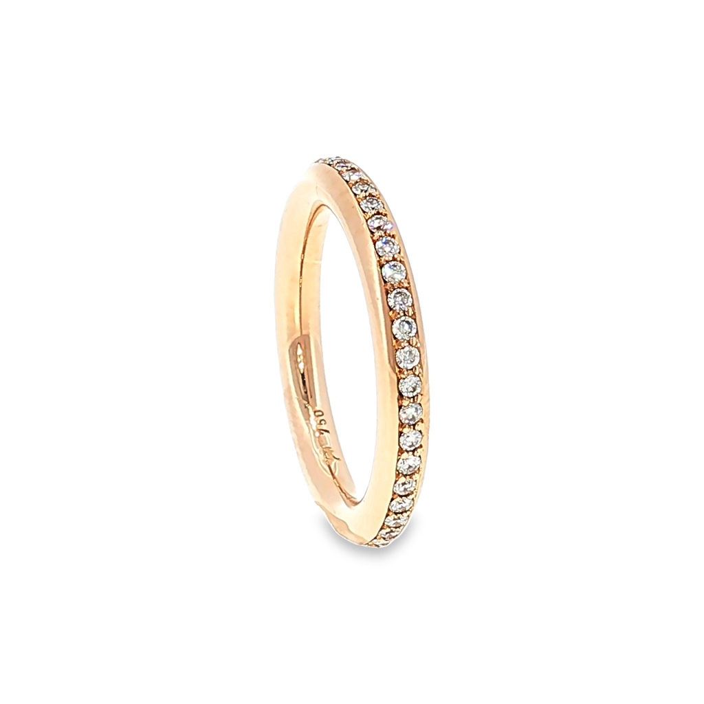 Eternity-Ring mit Diamanten in Roségold