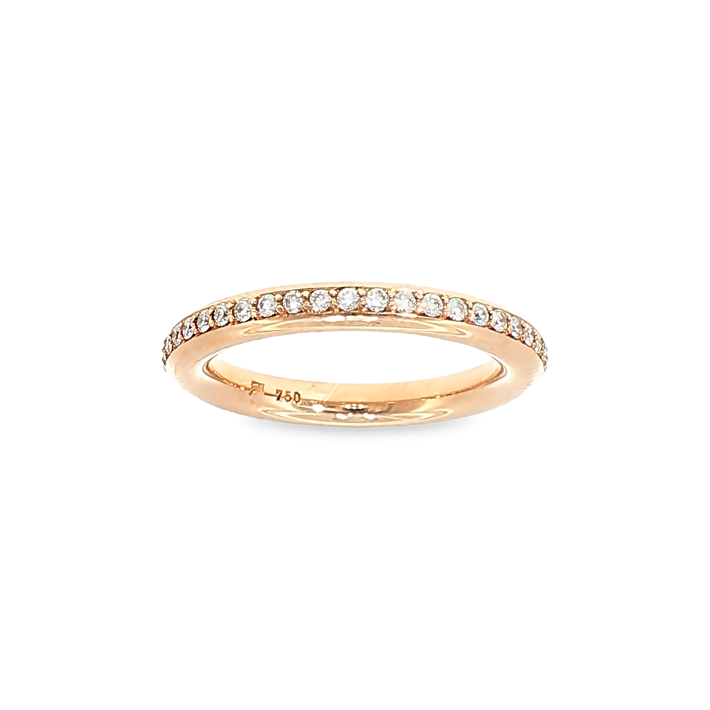 Eternity-Ring mit Diamanten in Roségold