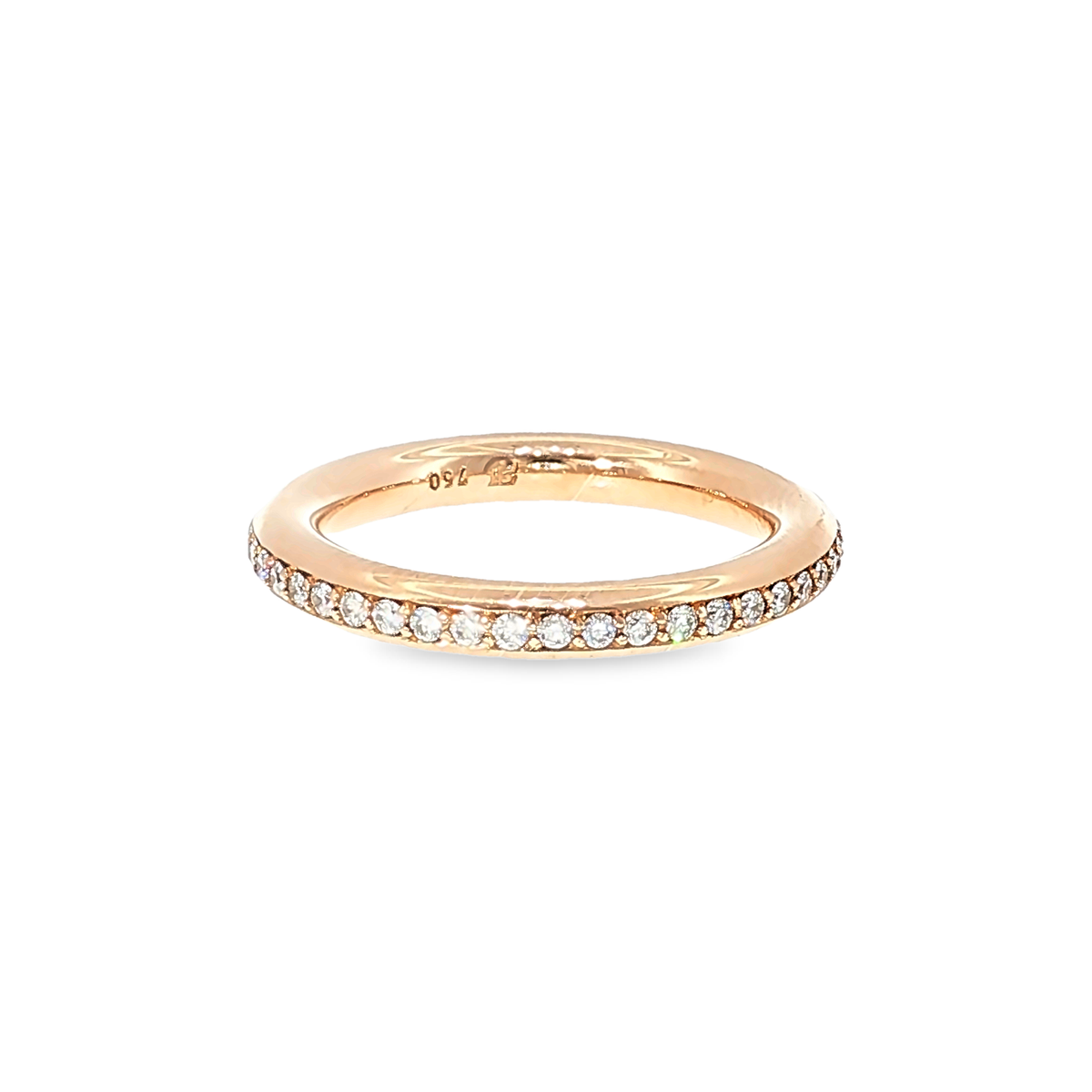 Eternity-Ring mit Diamanten in Roségold