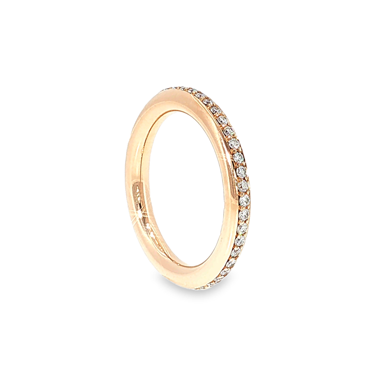 Eternity-Ring mit Diamanten in Roségold