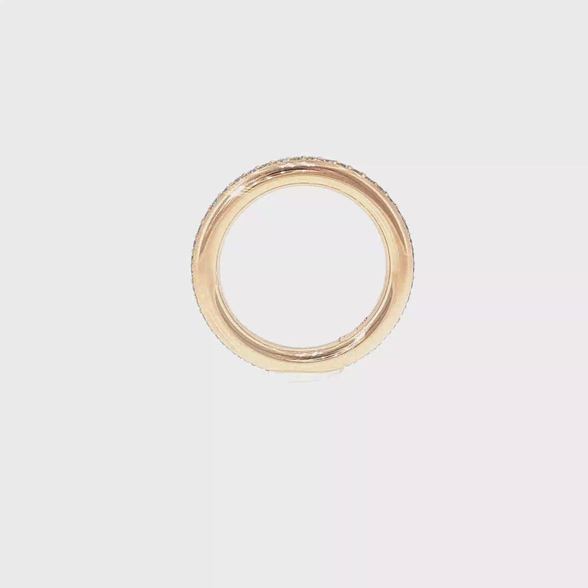 Eternity-Ring mit Diamanten in Roségold