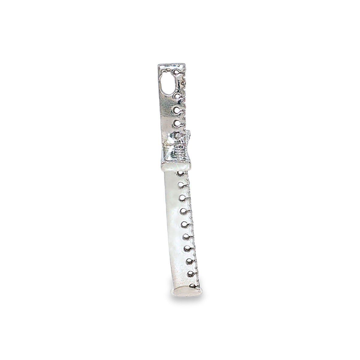Kreuzanhänger mit Diamanten in Weißgold